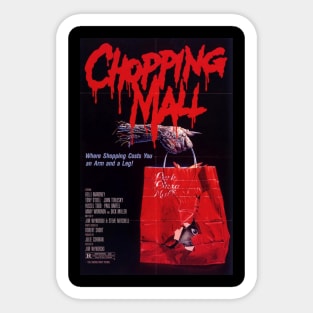 Horror Movie Poster - Chopping Mall Sticker